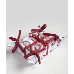 Χριστουγεννιάτικο Σετ Δώρου 2 Ποτηρόπανα (40x65) με Ψωμιέρα Newhome BS72111