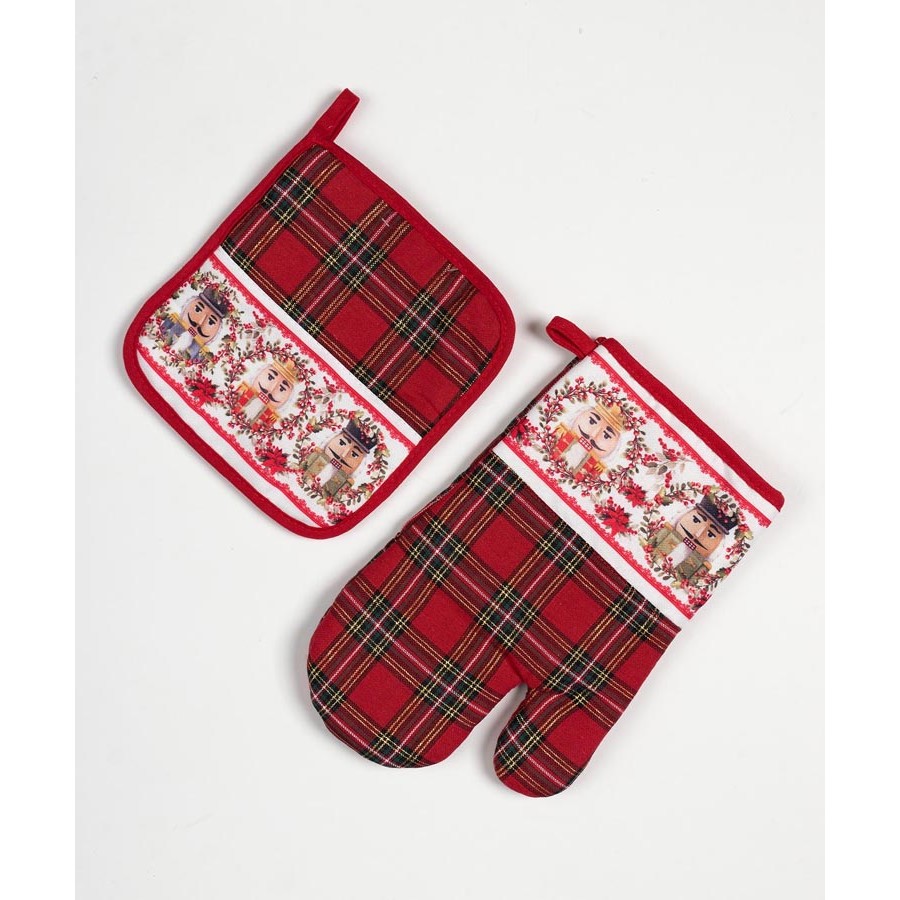 Χριστουγεννιάτικο Σετ Γάντι και Πιάστρα Κουζίνας Newhome Xmas 7-1