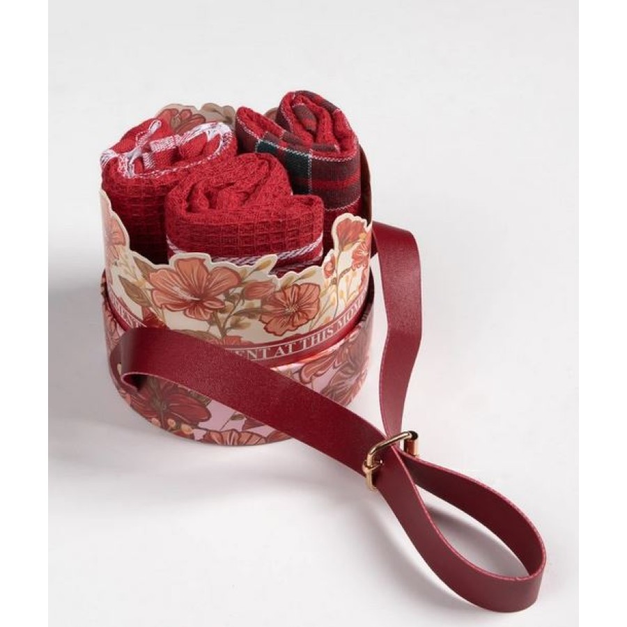 Χριστουγεννιάτικο Σετ Δώρου 3τεμ Ποτηρόπανα (40x65) Newhome Xmas Gift 3