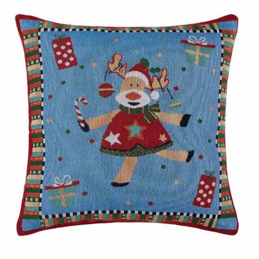 Χριστουγεννιάτικη Μαξιλαροθήκη Φιγούρας (45x45) Στόφα Newhome 7 Xmas Χριστουγεννιάτικη Μαξιλαροθήκη Φιγούρας (45x45) Στόφα Newhome 7 Xmas