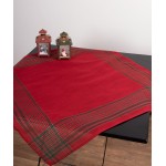 Χριστουγεννιάτικο Τραπεζοκαρέ (140x140) Με Χρυσοκλωστή Newhome 2447