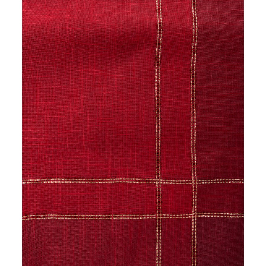 Χριστουγεννιάτικο Τραπεζομάντηλο 6 Ατόμων (140x180) Με Χρυσοκλωστή Newhome 2448 κόκκινο