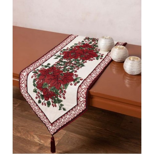 Χριστουγεννιάτικη Μικρή Τραβέρσα Στόφα (33x125) Newhome Αλεξανδριανό