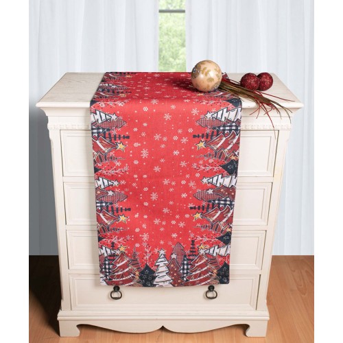 Χριστουγεννιάτικη Τραβέρσα (45x170) Newhome KS2025-2