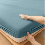 Κατωσέντονο με Λάστιχο Μονό (100x200+35) Βαμβακερό Newhome Miranda Aegean Blue (Ντένιμ)