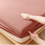 Κατωσέντονο με Λάστιχο Μονό (100x200+35) Βαμβακερό Newhome Miranda Dusty Pink