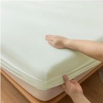 Κατωσέντονο με Λάστιχο Μονό (100x200+35) Βαμβακερό Newhome Miranda Εκρού