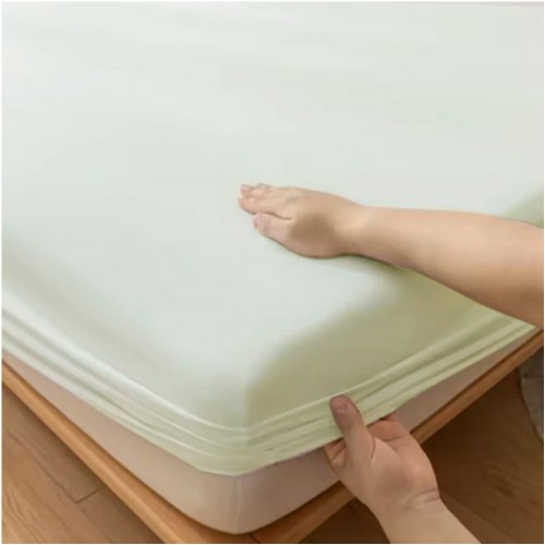 Κατωσέντονο με Λάστιχο Μονό (100x200+35) Βαμβακερό Newhome Miranda Εκρού