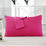 Μαξιλαροθήκες Zεύγος (50x70) Βαμβακερές Newhome Miranda Φούξια