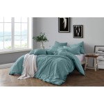 Παπλωματοθήκη Μονή (160x240) Βαμβακερή Newhome Miranda Aegean Blue (Ντένιμ)