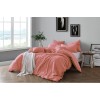 Πανωσέντονο-Σεντόνι χωρίς Λάστιχο King Size (260x273) Βαμβακερό Newhome Miranda Dusty Pink