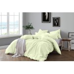 Πανωσέντονο-Σεντόνι χωρίς Λάστιχο Μονό (160x273) Βαμβακερό Newhome Miranda Εκρού