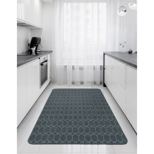 Μοκέτα (133x190) με Αντιολισθητικό Υπόστρωμα Newhome Belmont (Μπελμόντ) 03 Μπλε - Ζαχαρί