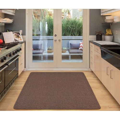 Μοκέτα (133x190) με Αντιολισθητικό Υπόστρωμα Newhome Berlin (Μπερλίν) 19 Καφέ