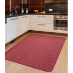 Μοκέτα (133x190) με Αντιολισθητικό Υπόστρωμα Newhome Berlin (Μπερλίν) 23 Κόκκινο