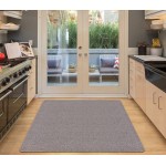 Μοκέτα (133x190) με Αντιολισθητικό Υπόστρωμα Newhome Berlin (Μπερλίν) 77 Σίλβερ