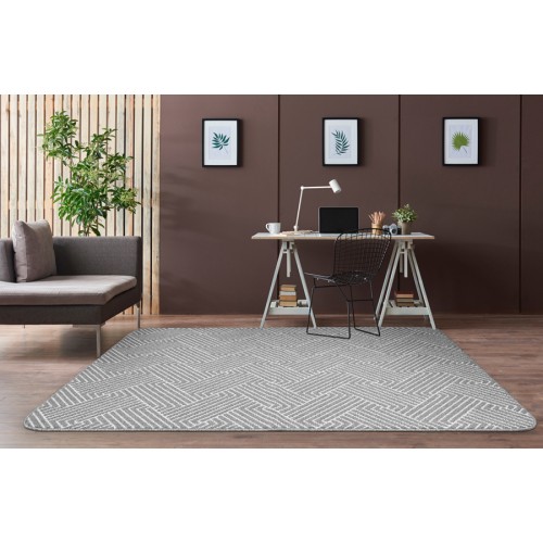 Μοκέτα στα Μέτρα σας με Αντιολισθητικό Υπόστρωμα Newhome Burma (Μπούρμα) 39 Γκρι - Ζαχαρί