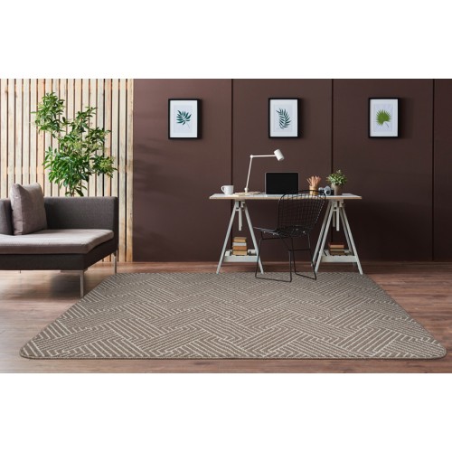 Μοκέτα στα Μέτρα σας με Αντιολισθητικό Υπόστρωμα Newhome Burma (Μπούρμα) 97 Μόκα - Ζαχαρί