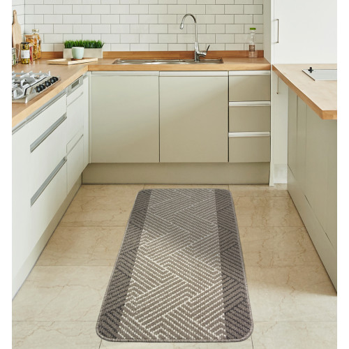 Διάδρομος στα μέτρα σας με Αντιολισθητικό Υπόστρωμα (Φάρδος 0,67μ) Newhome Κάρμελ (Carmel) Μόκα