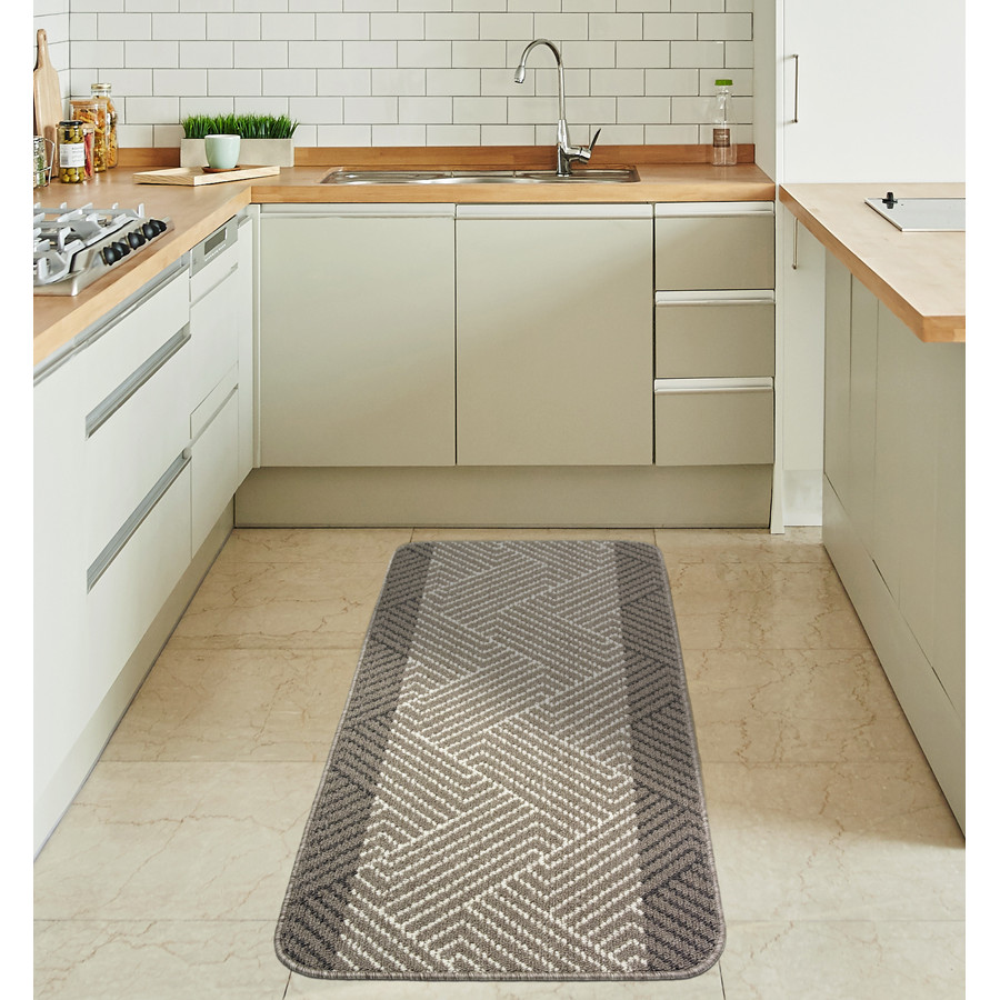 Διάδρομος στα μέτρα σας με Αντιολισθητικό Υπόστρωμα (Φάρδος 0,67μ) Newhome Κάρμελ (Carmel) Μόκα