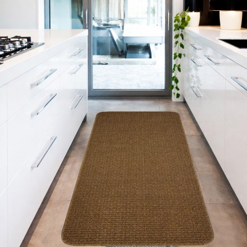 Διάδρομος στα μέτρα σας με Αντιολισθητικό Υπόστρωμα (Φάρδος 0,80μ) Newhome Chloe (Κλοέ) 75 Καστανό