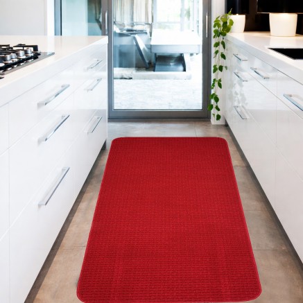 Διάδρομος στα μέτρα σας με Αντιολισθητικό Υπόστρωμα (Φάρδος 0,80μ) Newhome Chloe (Κλοέ) 24 Βυσσινί