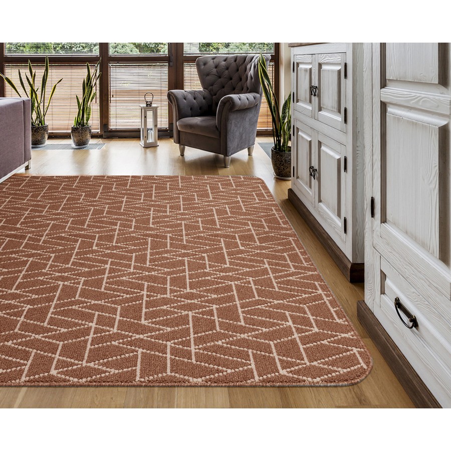 Μοκέτα στα Μέτρα σας με Αντιολισθητικό Υπόστρωμα Newhome Dover (Ντόβερ) 62 Καστανό-Άμμος