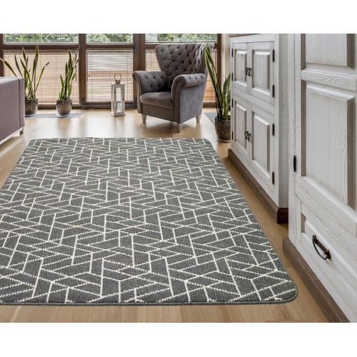 Μοκέτα στα Μέτρα σας με Αντιολισθητικό Υπόστρωμα Newhome Dover (Ντόβερ) 02 Μολυβί-Ζαχαρί