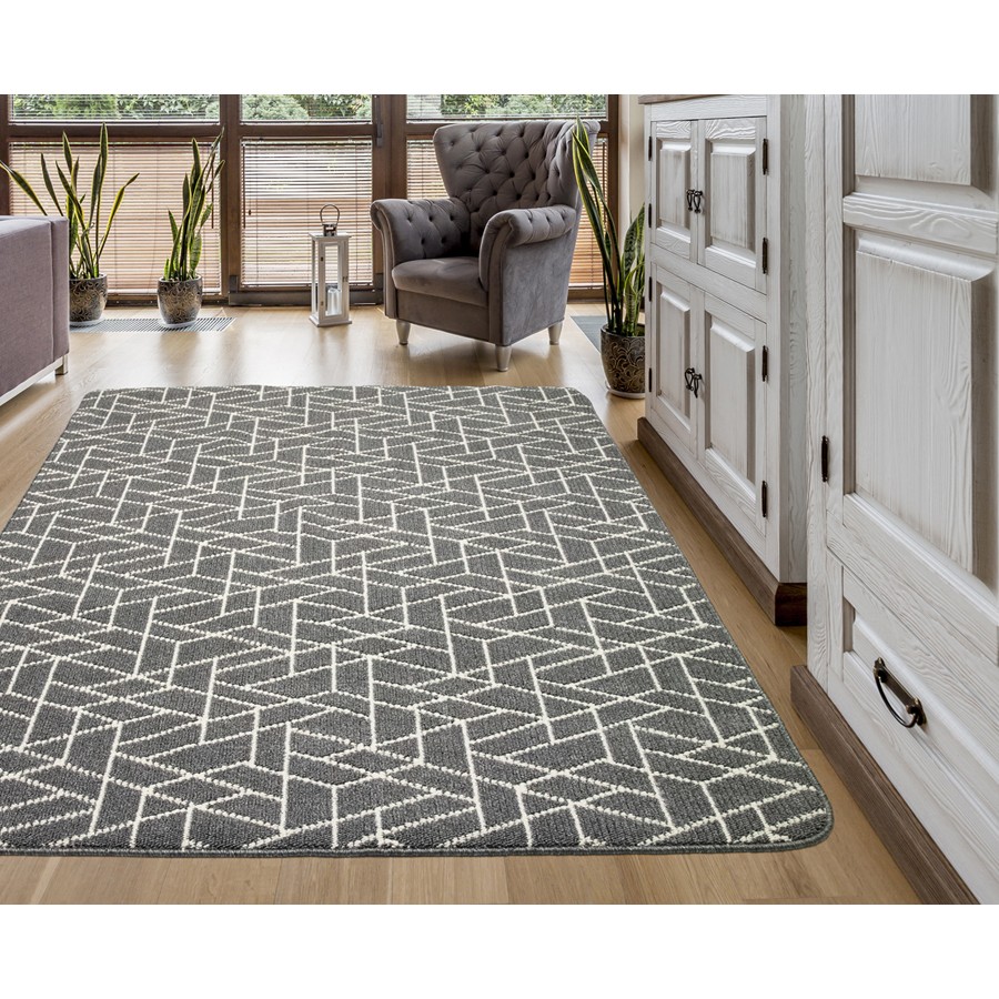 Μοκέτα στα Μέτρα σας με Αντιολισθητικό Υπόστρωμα Newhome Dover (Ντόβερ) 02 Μολυβί-Ζαχαρί