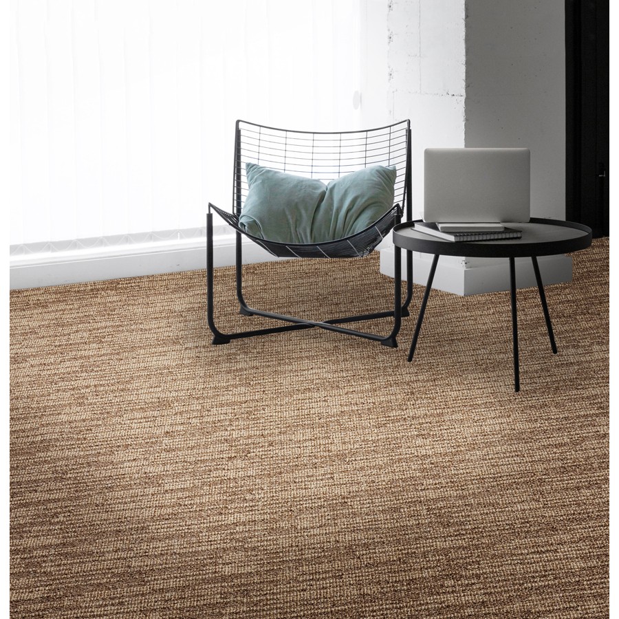 Μοκέτα στα Μέτρα σας με Αντιολισθητικό Υπόστρωμα Newhome Frontier (Φροντίερ) 12 Καστανό - Κρεμ