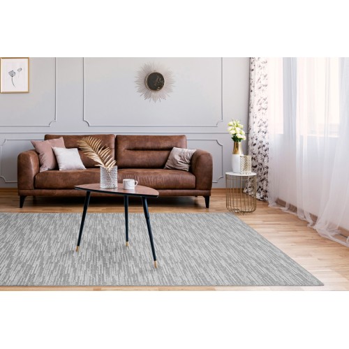 Μοκέτα στα Μέτρα σας με Αντιολισθητικό Υπόστρωμα Newhome Frontier (Φροντίερ) 39 Γκρι - Ζαχαρί