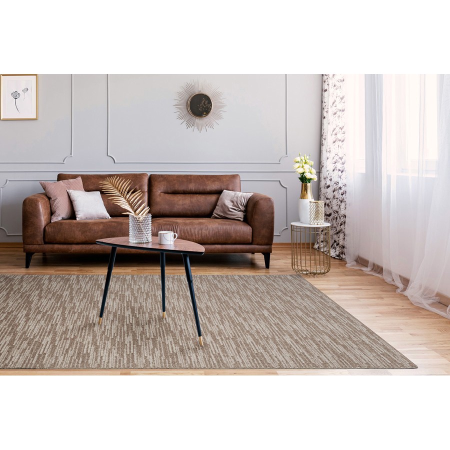 Μοκέτα στα Μέτρα σας με Αντιολισθητικό Υπόστρωμα Newhome Frontier (Φροντίερ) 97 Μόκα - Ζαχαρί