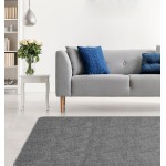 Μοκέτα (133x190) με Αντιολισθητικό Υπόστρωμα Newhome Hamilton (Χάμιλτον) 77 Σίλβερ