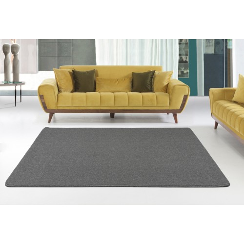 Μοκέτα (133x190) με Αντιολισθητικό Υπόστρωμα Newhome Lilly (Λίλλυ) 33 Μολυβί