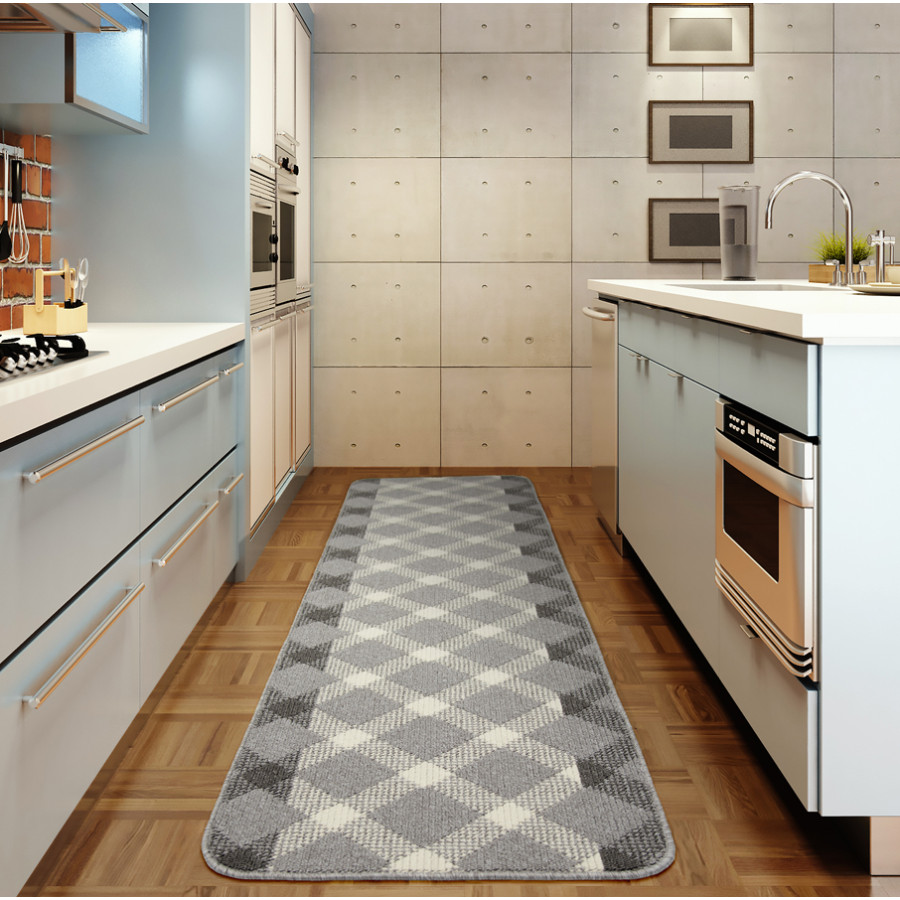 Διάδρομος στα μέτρα σας Αντιολισθητικό Υπόστρωμα (Φάρδος 0,67μ) Newhome Μάγκι (Maggie) Γκρι