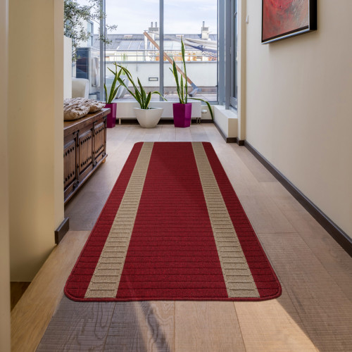 Διάδρομος στα μέτρα σας Αντιολισθητικό Υπόστρωμα (Φάρδος 0,80μ) Newhome Μάτριξ (Matrix) Κόκκινο