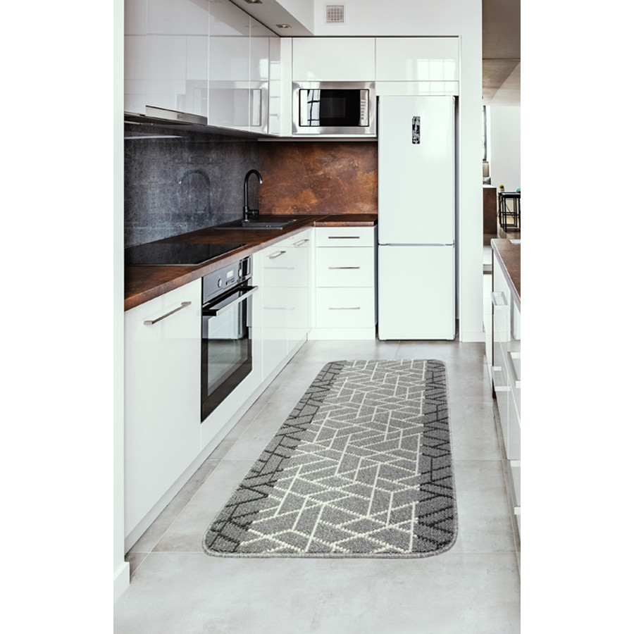 Διάδρομος στα μέτρα σας με Αντιολισθητικό Υπόστρωμα (Φάρδος 0,67μ) Newhome Πρίσμα (Prisma) Γκρι