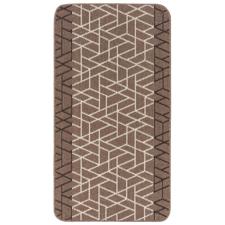 Διάδρομος στα μέτρα σας με Αντιολισθητικό Υπόστρωμα (Φάρδος 0,80μ) Newhome Πρίσμα (Prisma) Μόκα