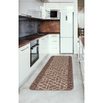 Διάδρομος στα μέτρα σας με Αντιολισθητικό Υπόστρωμα (Φάρδος 0,67μ) Newhome Πρίσμα (Prisma) Μόκα