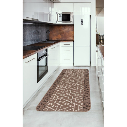 Διάδρομος στα μέτρα σας με Αντιολισθητικό Υπόστρωμα (Φάρδος 0,67μ) Newhome Πρίσμα (Prisma) Μόκα