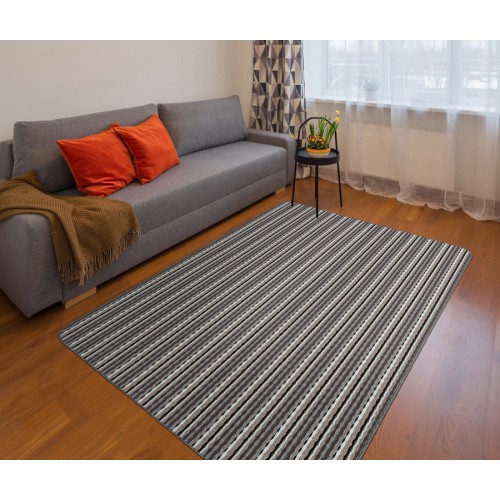 Μοκέτα (133x190) με Αντιολισθητικό Υπόστρωμα Newhome Sikinos (Σίκινος) 77 Σίλβερ