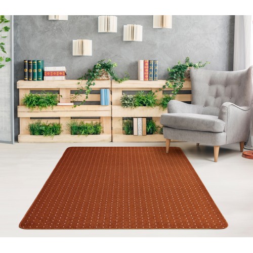 Μοκέτα (133x190) με Αντιολισθητικό Υπόστρωμα Newhome Stanford (Στάνφορντ) 04 Καστανό - Ζαχαρί