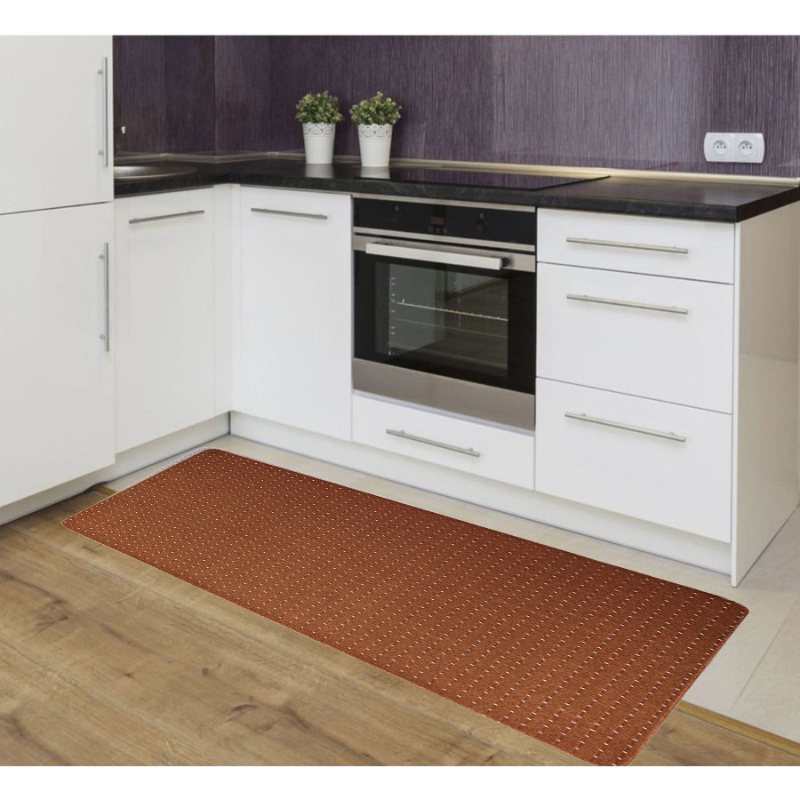 Διάδρομος στα μέτρα σας Αντιολισθητικό (Φάρδος 0,80μ) Newhome Stanford (Στάνφορντ) 04 Καστανό