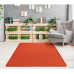 Μοκέτα στα Μέτρα σας με Αντιολισθητικό Υπόστρωμα Newhome Stanford (Στάνφορντ) 06 Κεραμιδί - Μπεζ