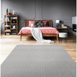 Μοκέτα (160x230) με Αντιολισθητικό Υπόστρωμα Newhome Stanford (Στάνφορντ) 38 Γκρι - Λευκό