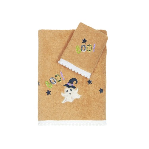 Σετ Πετσέτες 2 τεμαχίων (Χειρός|Λουτρού) Halloween Nima Boo
