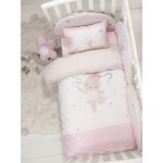 Σετ Σεντόνια Βρεφικά-Μπεμπέ Κούνιας (120x170) Βαμβακερά Nima Ballet Bunny
