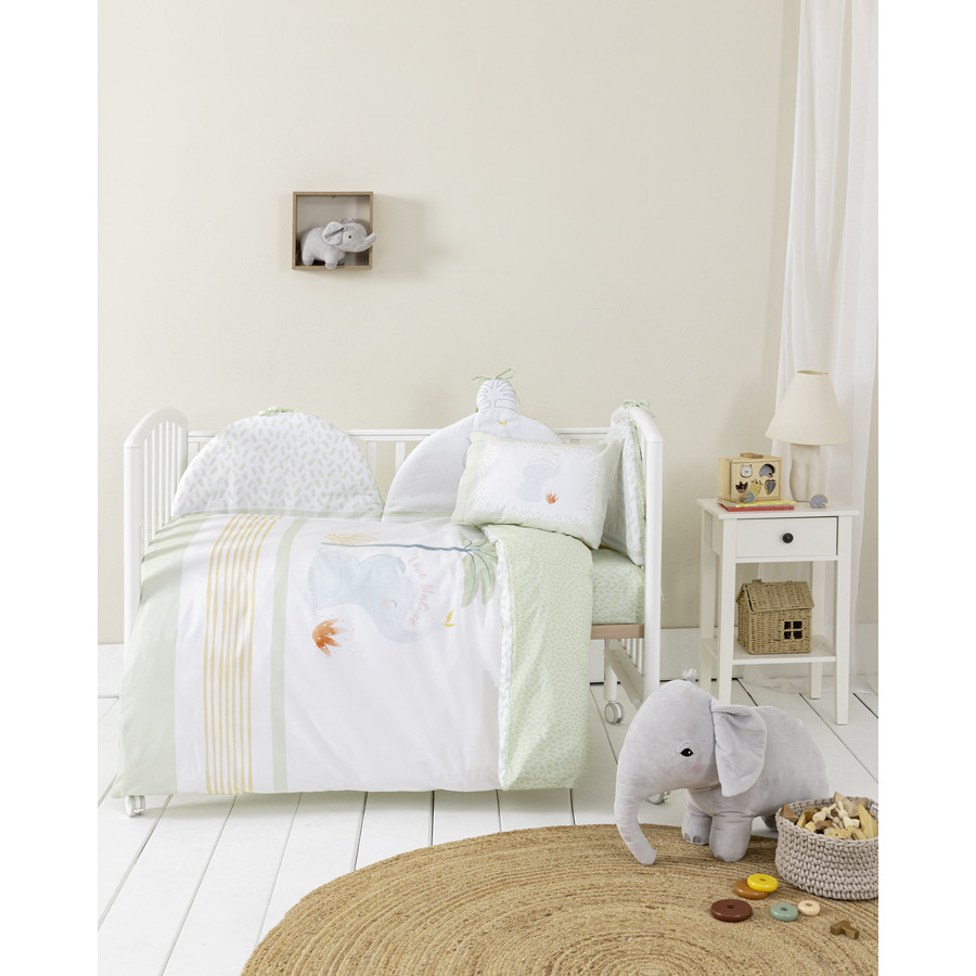 Σετ Σεντόνια Βρεφικά-Μπεμπέ Κούνιας (120x170) Βαμβακερά Nima Nature's Kiss