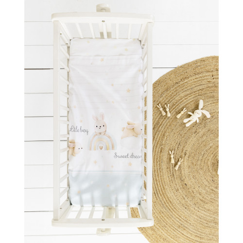 Σετ Σεντόνια Βρεφικά-Μπεμπέ Λίκνου (70x110) Βαμβακερά Nima Petit Bebe