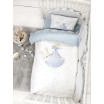 Σετ Σεντόνια Βρεφικά-Μπεμπέ Κούνιας (120x170) Βαμβακερά Nima Little Mister